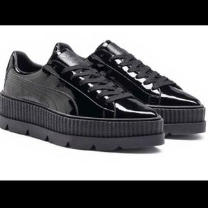 Fenty x Puma Black Patent Leather Creepers